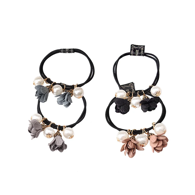 Головные уборы с жемчугом M MISM высококачественные резинки для волос Женские