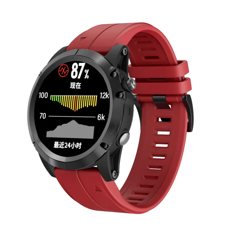 2 In1 COMLYO силиконовый браслет на запястье для Garmin Fenix 5S/5X ремешок часов + зарядка