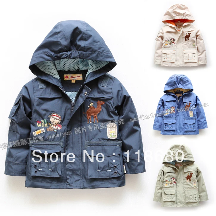 

Free shipping new 2015 sprint autumn children outerwear baby clothing baby boy coat all-match top casual cool kids jackets coats