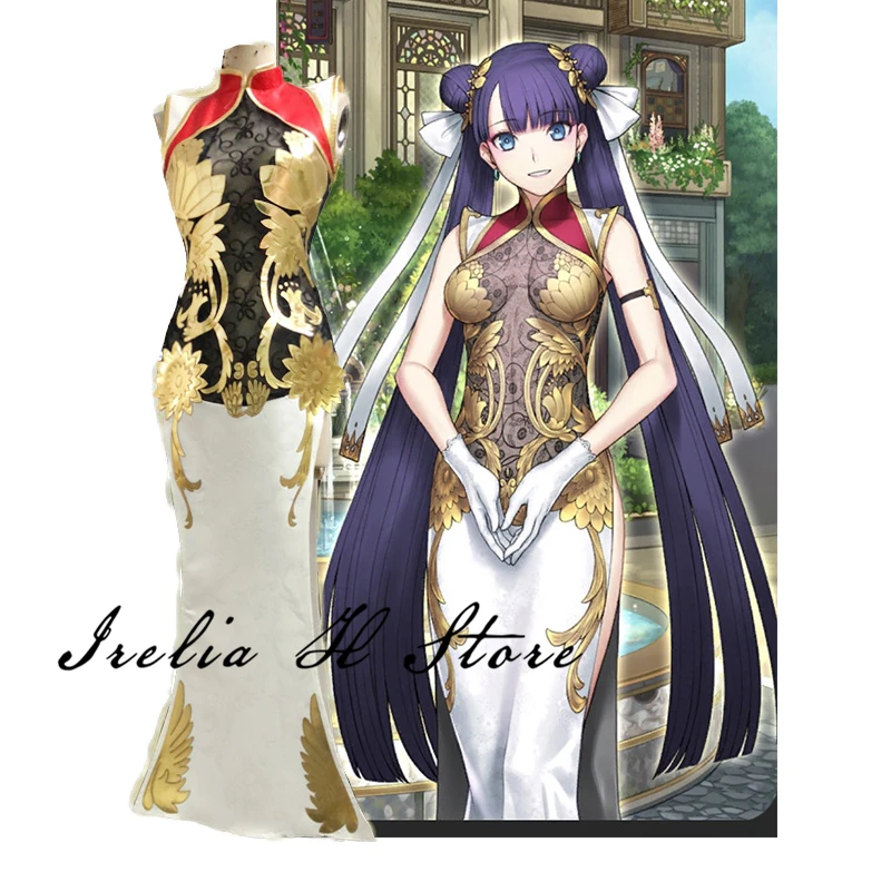 Костюм для косплея Martha FGO Fate/Grand Order Third anniversary trip cheongsam платье карнавальный