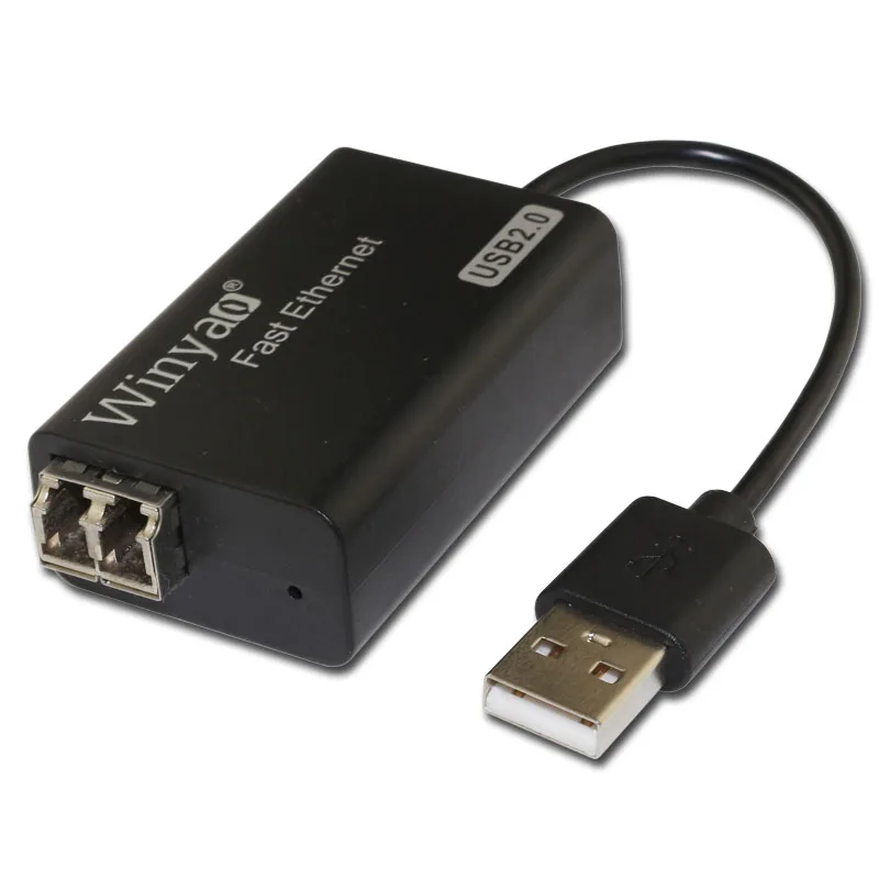 Winyao USB100FX USB2.0 To 100FX Настольный сетевой адаптер для Ethernet-AX88772 NIC ПК MacBook Air ноутбук |