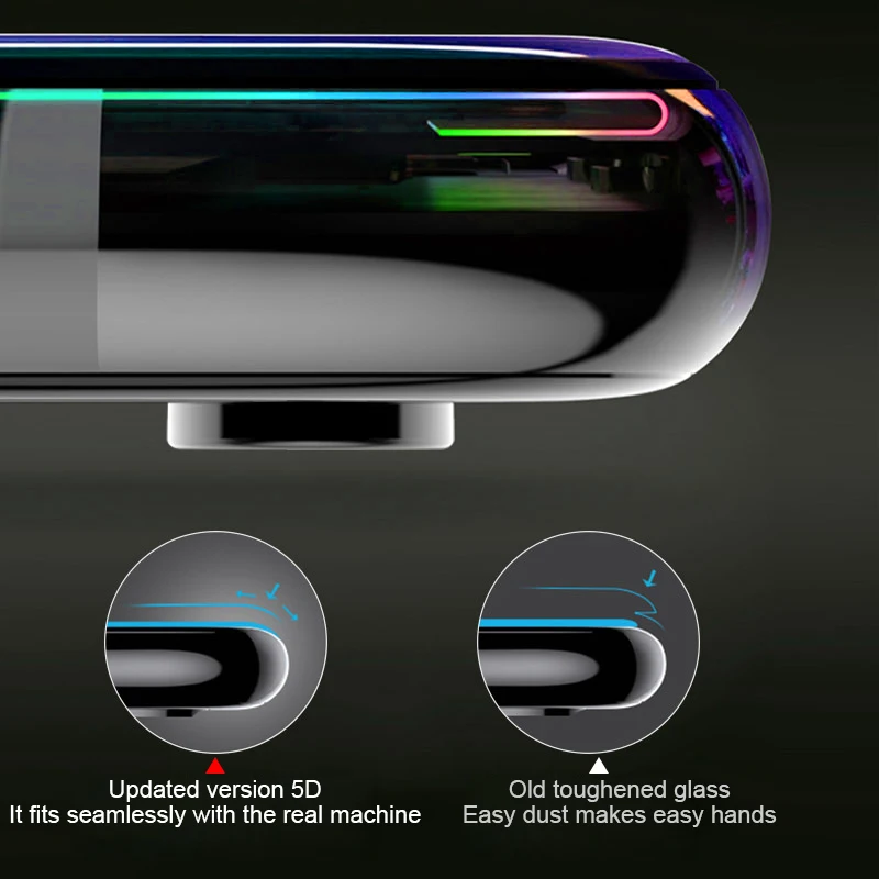 Изогнутое закаленное стекло AOXIN 5D для HUAWEI P10 P20 P30 Lite Pro Защитная пленка экрана Huawei 3D
