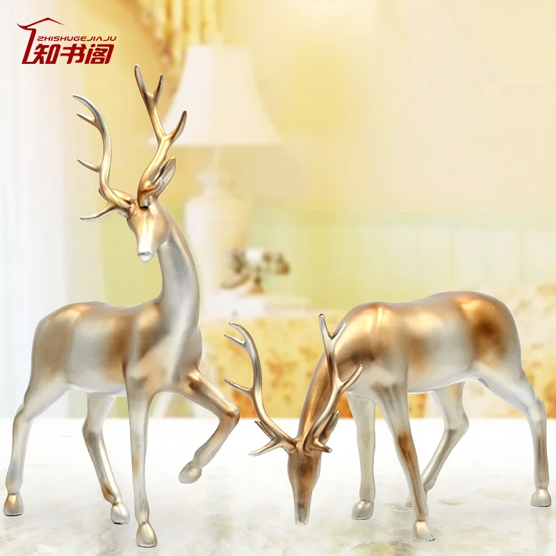 Предметы интерьера Lucky deer переход в открытые подарки украшение для домашней