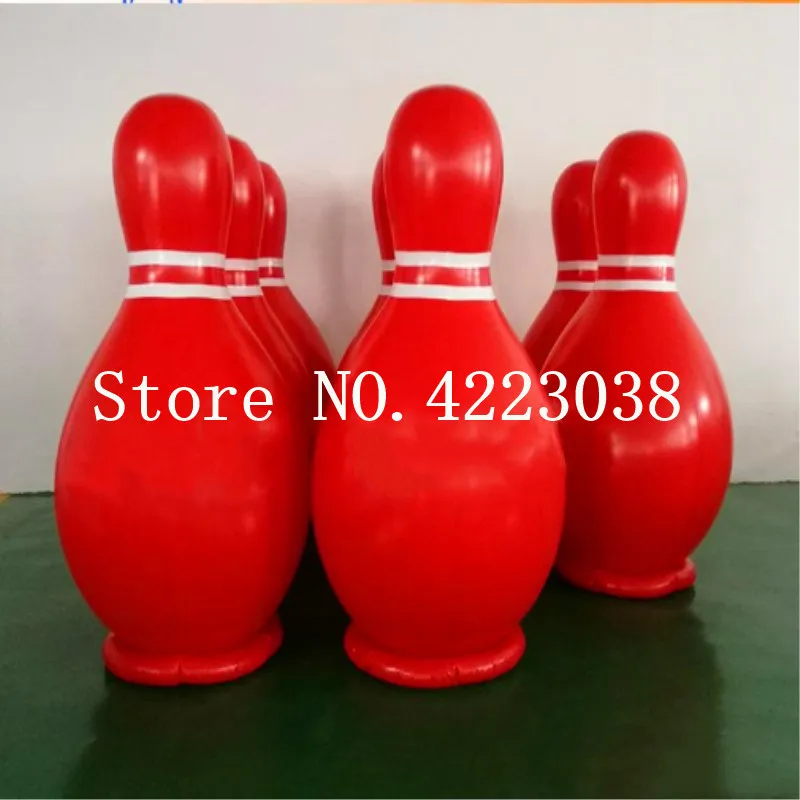 

Free Shipping 6 Pieces A Lot Inflatable Human Bowling Game For Bowling Outdoor Human Bowling Sport For Sale