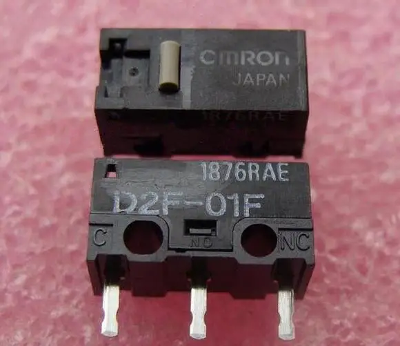 Новый переключатель микропереключатель для мыши D2F01F DIP3 20 шт./лот | Обустройство