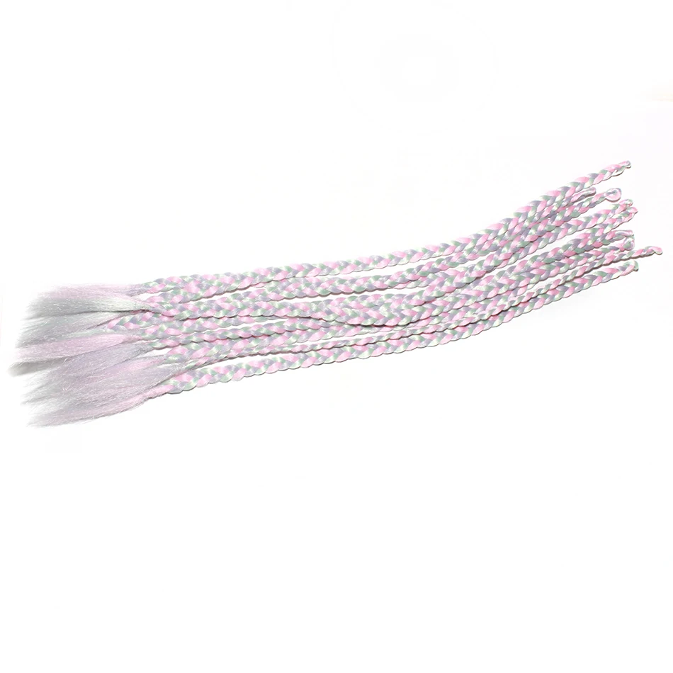 QP hair MIX Color braid Twist вязаные крючком волосы 24 дюйма Омбре Box Плетеный вязаный