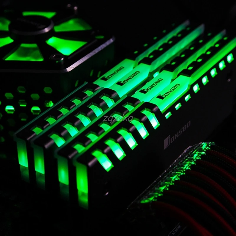 Материнская плата радиатора аура памяти 2 шт. охлаждающий жилет RGB 256 цветов
