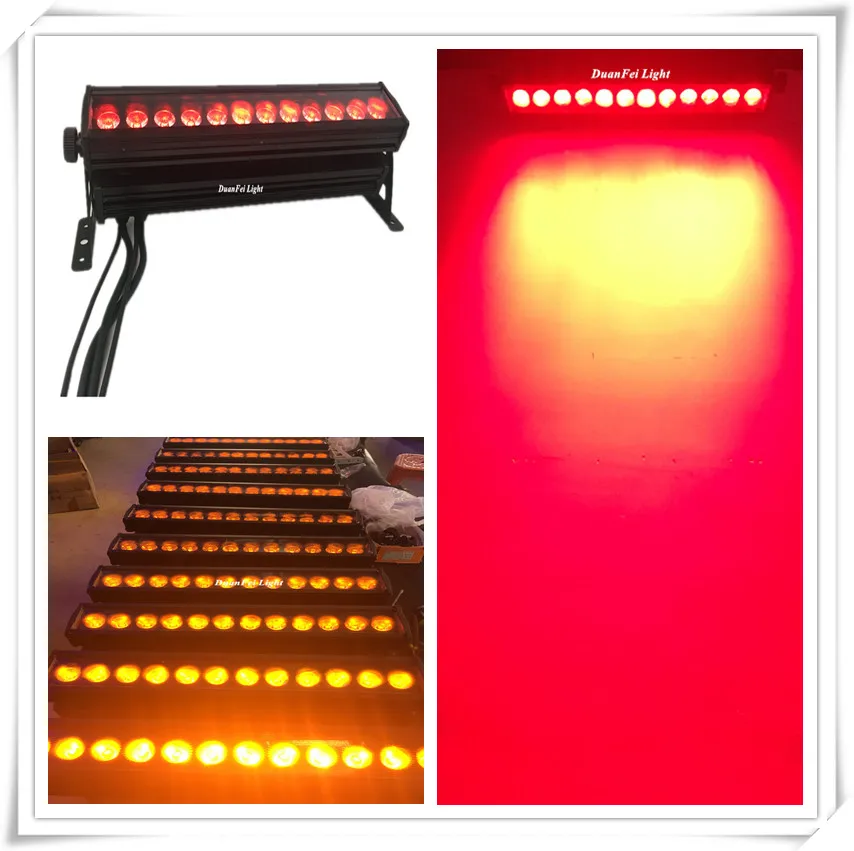 4 pieces 12x15w hight bright rgbwa led bar ip65 dj wall washer light | Освещение
