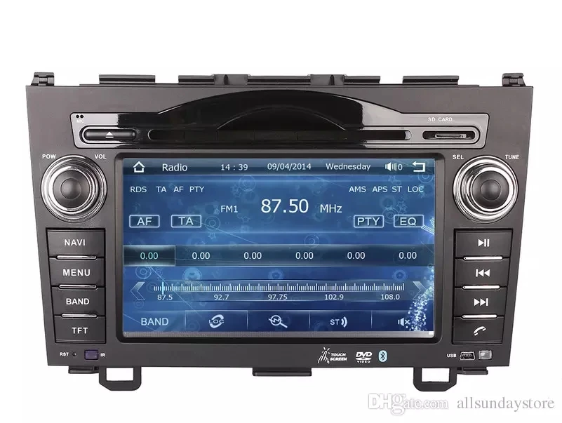 8 &quotавтомобильный DVD плеер с GPS (опционально) BT аудио Радио стерео головное