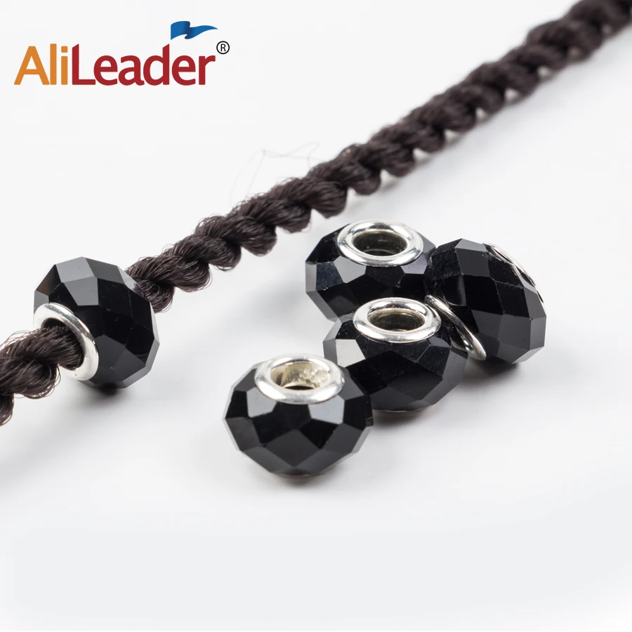 Круглые цветные бусины для волос AliLeader 10 шт. 5 мм косичек DIY дредлоки украшения
