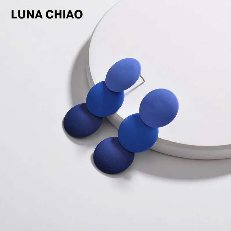 Женские серьги-капельки в круглой форме LUNA CHIAO 2018 | Украшения и аксессуары