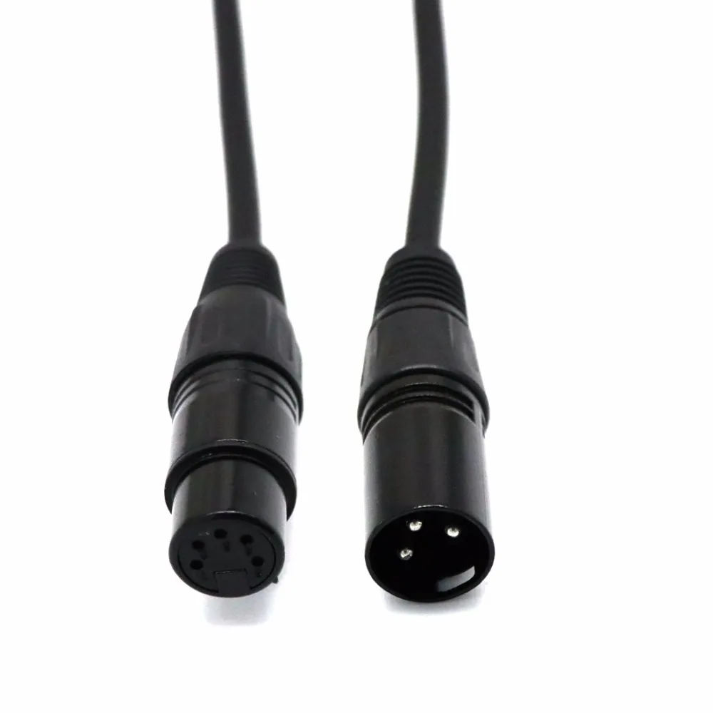 Кабель DMX с 3 контактным штекером 0 5 м кабель dmx разъемом адаптером DMX|cable dmx|cable 5pincable