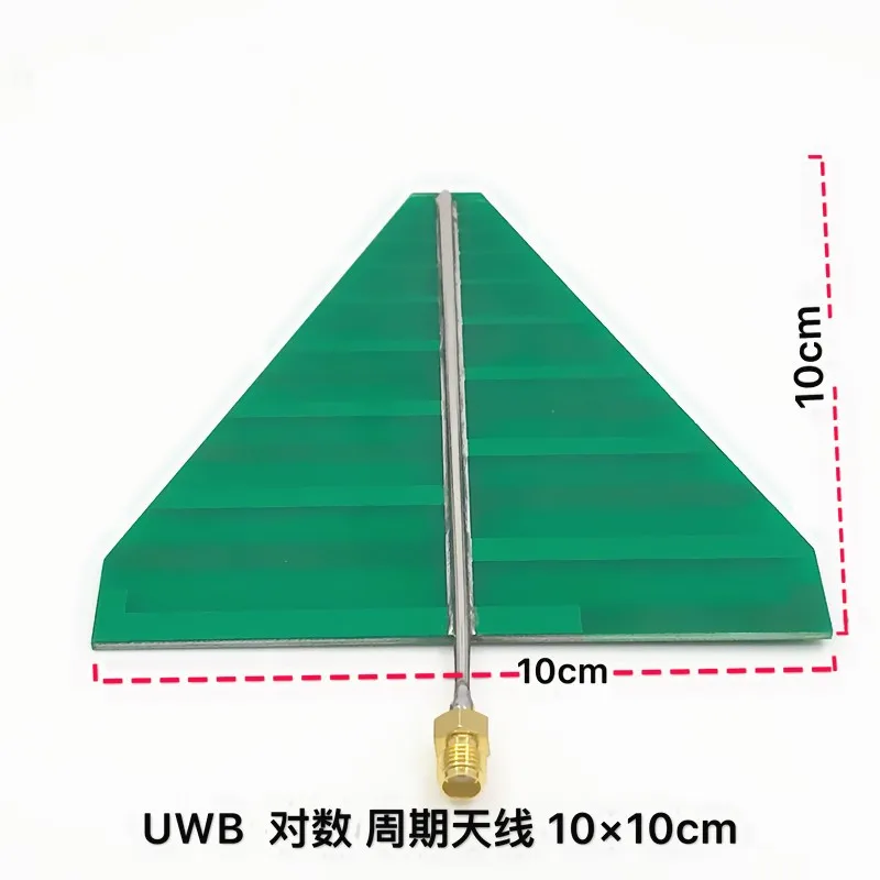 UWB сверхширокополосный усиления (6-7dB) 50 W логарифмическая период антенны 10 × см |