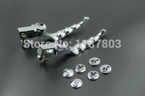 Пара рычагов тормозной муфты для мотоцикла хромированные Harley Custom Forty Eight Iron 883