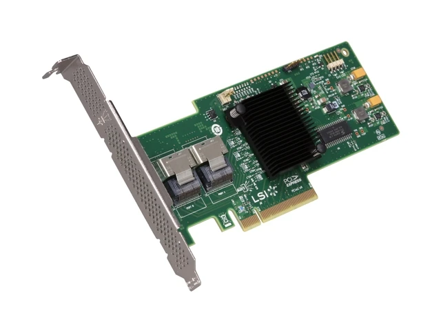 RaidStorage Avago LSI MegaRAID SAS 9240-8i LSISAS2008-IT 8 port NO-RAID SFF8087 6Gb HBA jкорпус PCI-E 2 0 X8 карта контроллера
