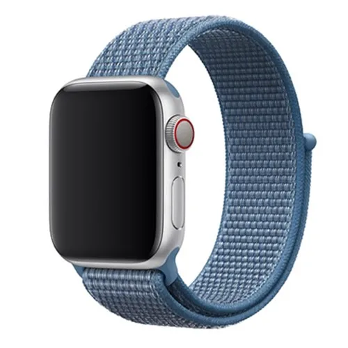 Ремешок для apple watch band sport loop apple watch 5 4 3 band 44 мм 40 мм iwatch 5 4 42 мм 38 мм correa нейлоновый браслет pulseira nato - Цвет ремешка: NEW Cape Cod Blue