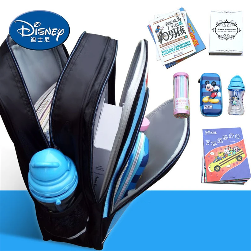 Disney 2019 водонепроницаемый ортопедический рюкзак с Микки Маусом школьные ранцы
