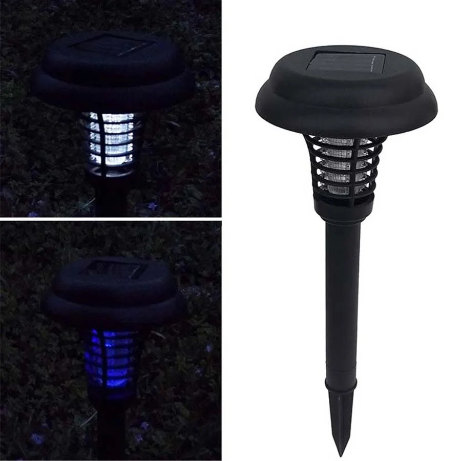 УФ Zapper наружный светодиодный светильник на солнечной батарее газонный с защитой