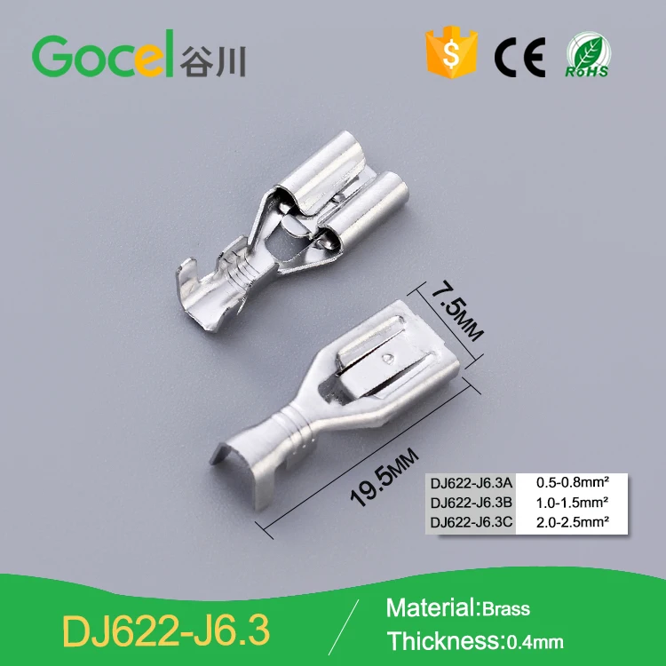 250 самоблокирующаяся Клемма латунная Женская клемма|crimp connector|series terminalconnector crimp |