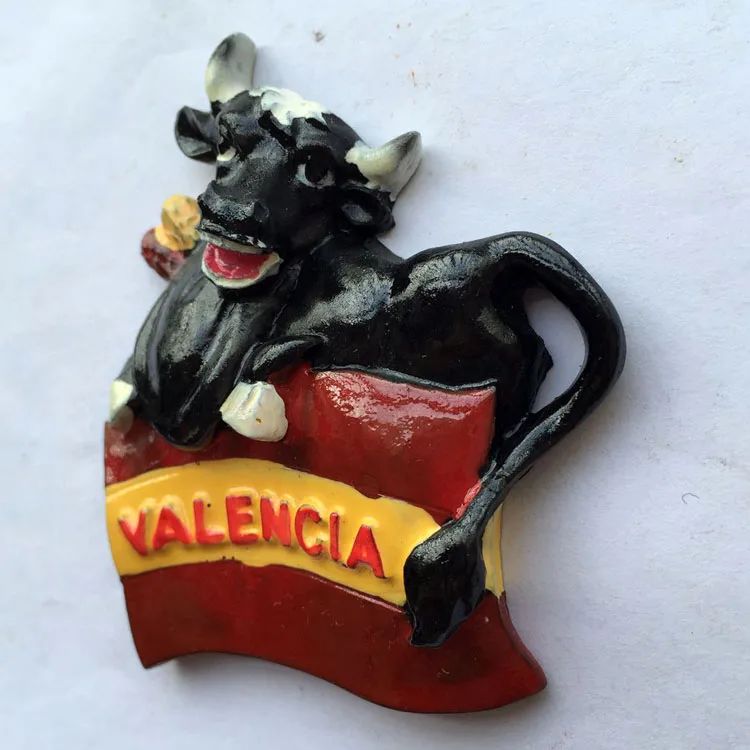 Испанская коррида и танец фламенко 3D холодильник магнитные наклейки