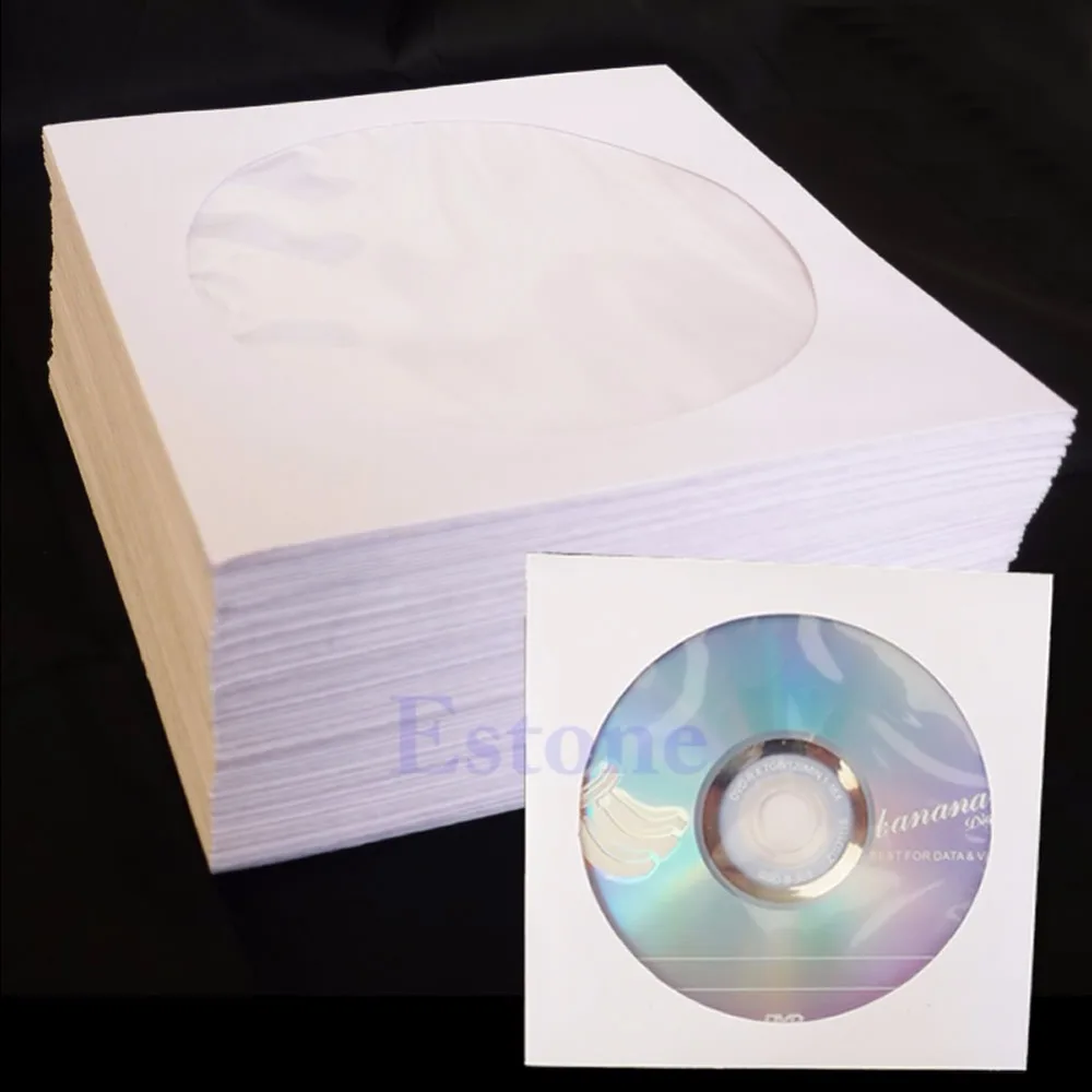 50 шт. бумажные конверты с откидной крышкой для мини CD DVD|window envelope|mini paper envelopespaper