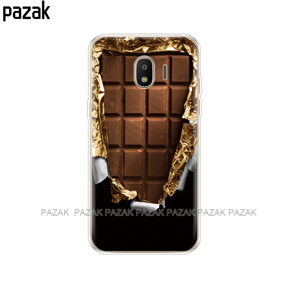 Силиконовый чехол для samsung Galaxy J4 чехол s Мягкий ТПУ задняя крышка Galaxy J4 EU J400F J400 телефон для samsung J4 чехол - Цвет: 34374