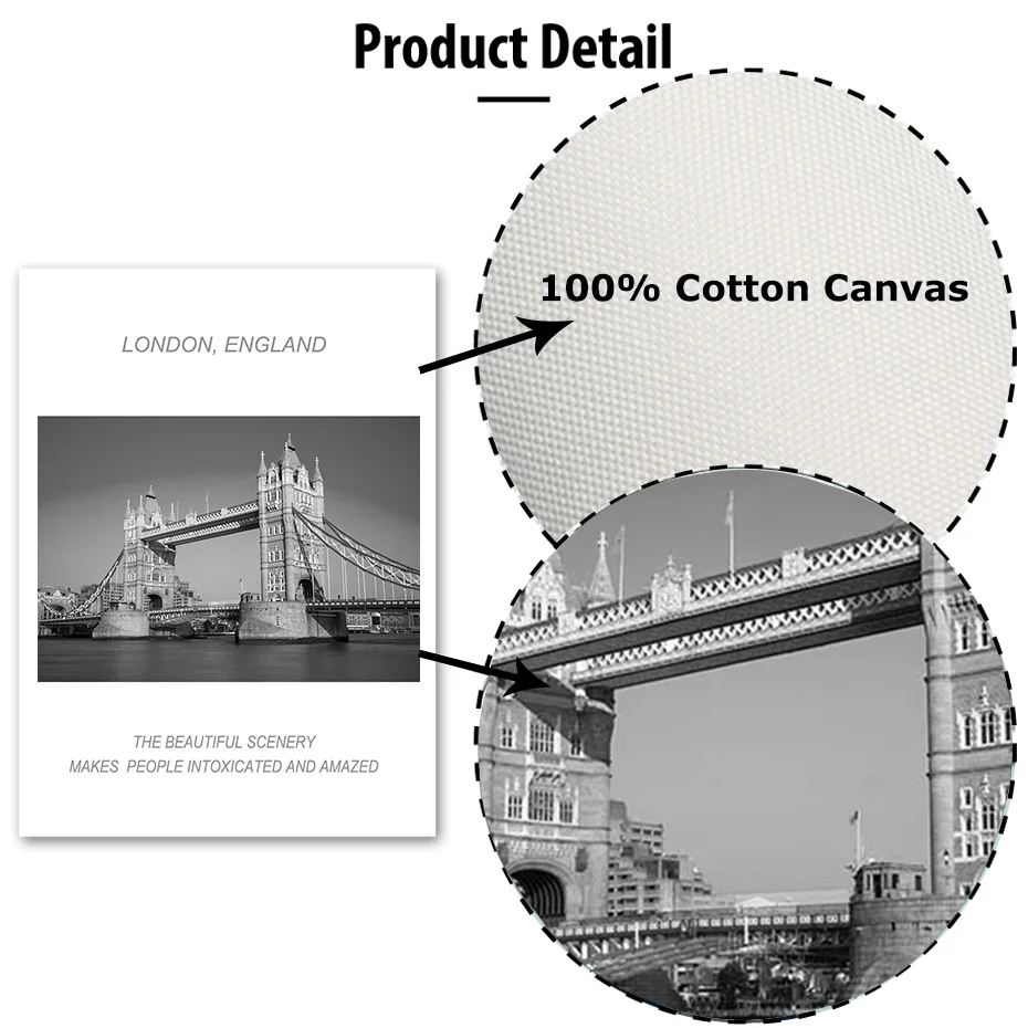 По всему миру пейзажи настенные художественные черно-белые фотографии печать