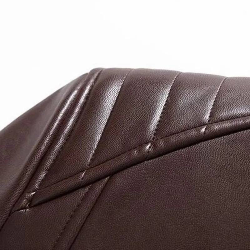 FALIZA зимняя мужская кожаная куртка с мехом пальто брендовая Высококачественная