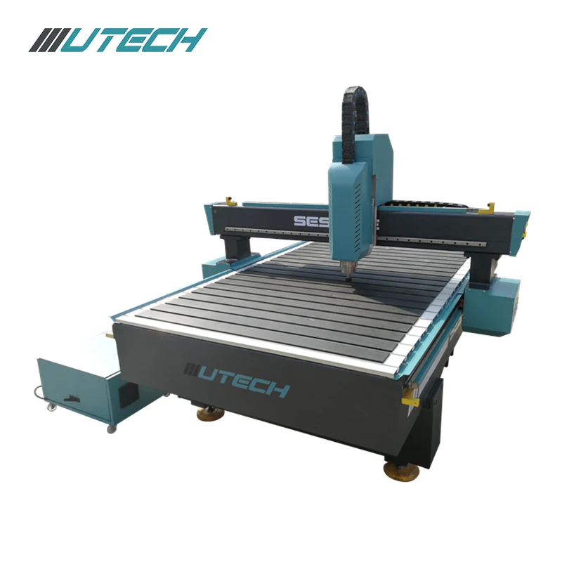 UTECH самая низкая цена фрезерный станок для резьбы с ЧПУ резки алюминия и латуни по