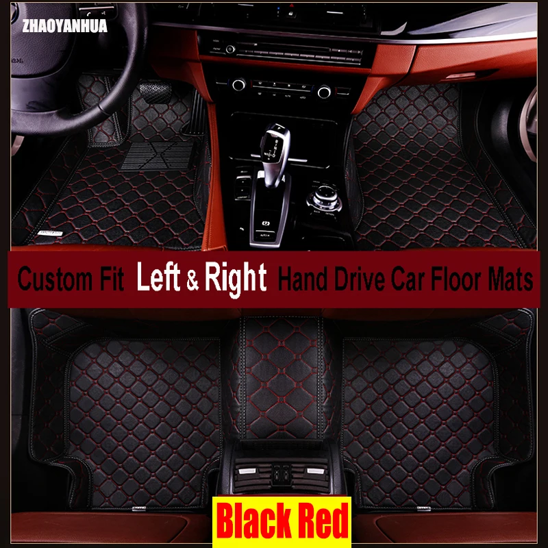 

ZHAOYANHUA Car floor mats for Mercedes Benz X204 X205 GLK GLC class 200 220 250 300 320 350 43 AMG 6D car-styling carpet liners