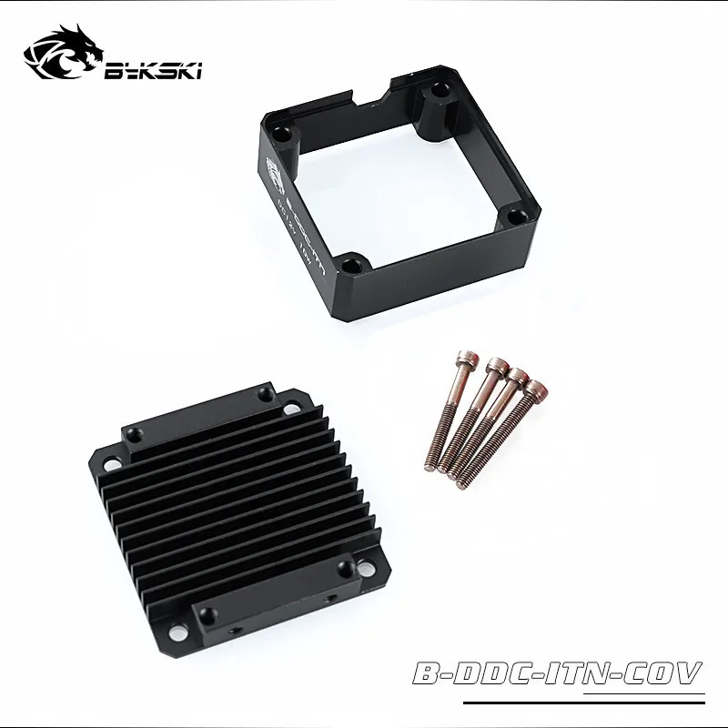 Bykski B-DDC-ITN-COV DDC Pump Armor Heatsink Armor TOP Acrylic Cover For 3.2 Pump High Performance Silent Armor Water Cooling - Blade Color: Black