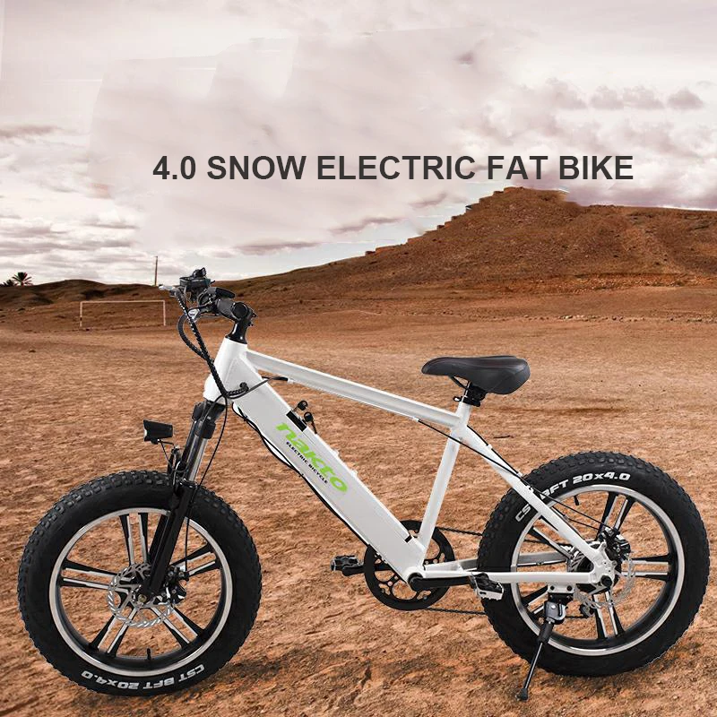 20 дюймов Электрический горный велосипед 48 В снег ebike заднего колеса 250 Вт Жира
