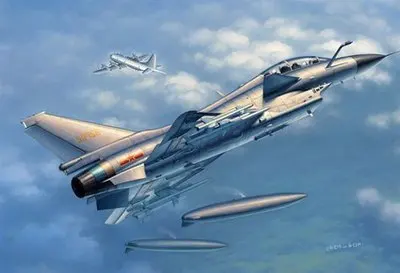 Модель Trumpeter 02842 1/48 ВВС НОАК J 10S энергичный Дракон пластиковая модель комплект|kit