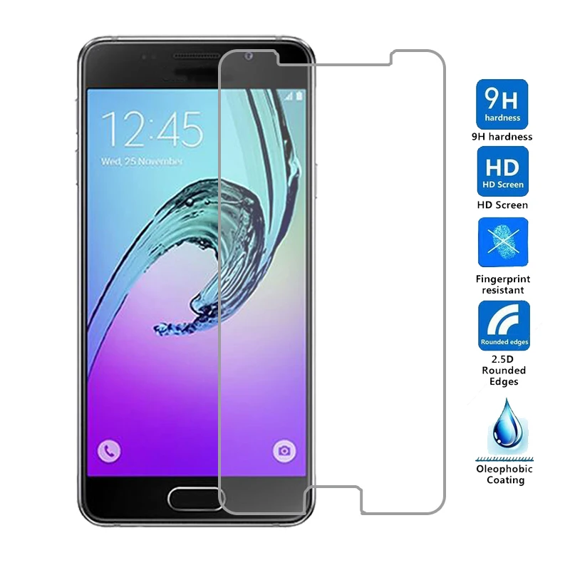 2 шт. 9H 2.5D Закаленное стекло для Samsung Galaxy j1 j2 J3 J5 J7 2015 Защита экрана A3 A5 A7 защитная