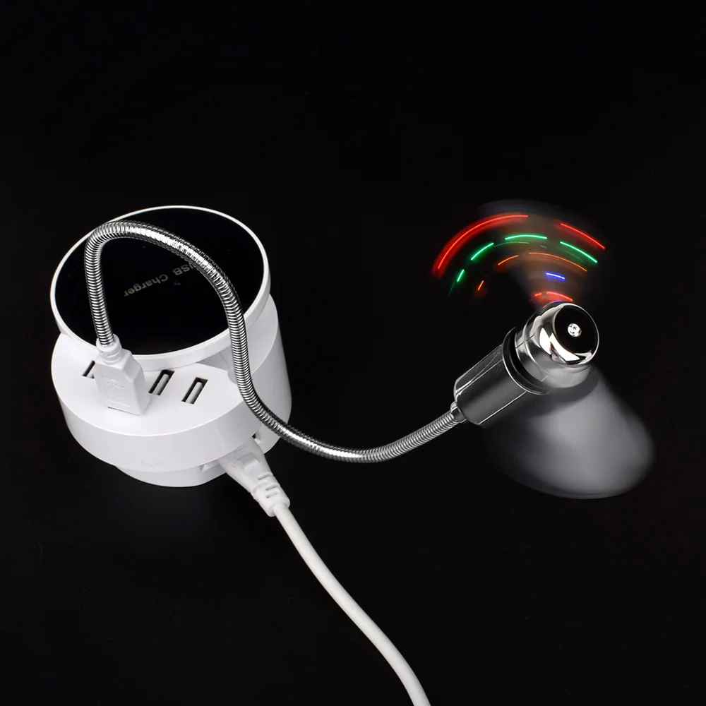 ThundeaL прочный регулируемый Гибкий Кронштейн мини USB вентилятор гаджеты красочный светодиодный вентилятор охлаждения для ноутбук Laptop персональный компьютер ноутбук