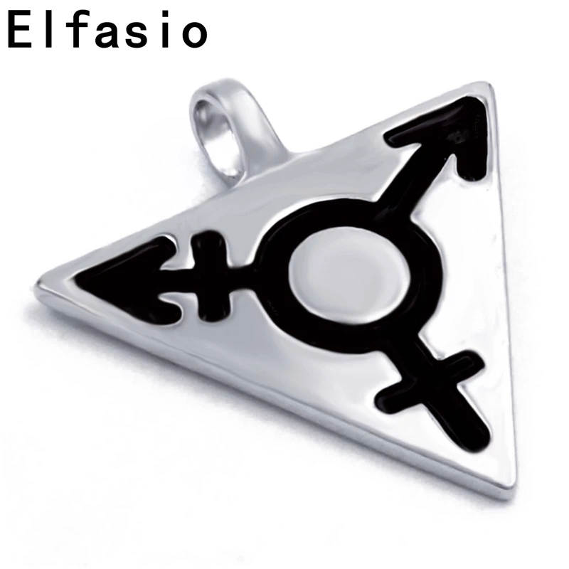 Цепочка с подвеской для бисексуалов 18-30 дюймов из нержавеющей стали