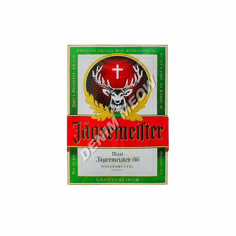 Алкогольные напитки Jagermeister голова оленя табличка металлическая винтажная винная Оловянная вывеска классические наклейки на стену виски украшение для домашнего бара WY55 - Цвет: 24