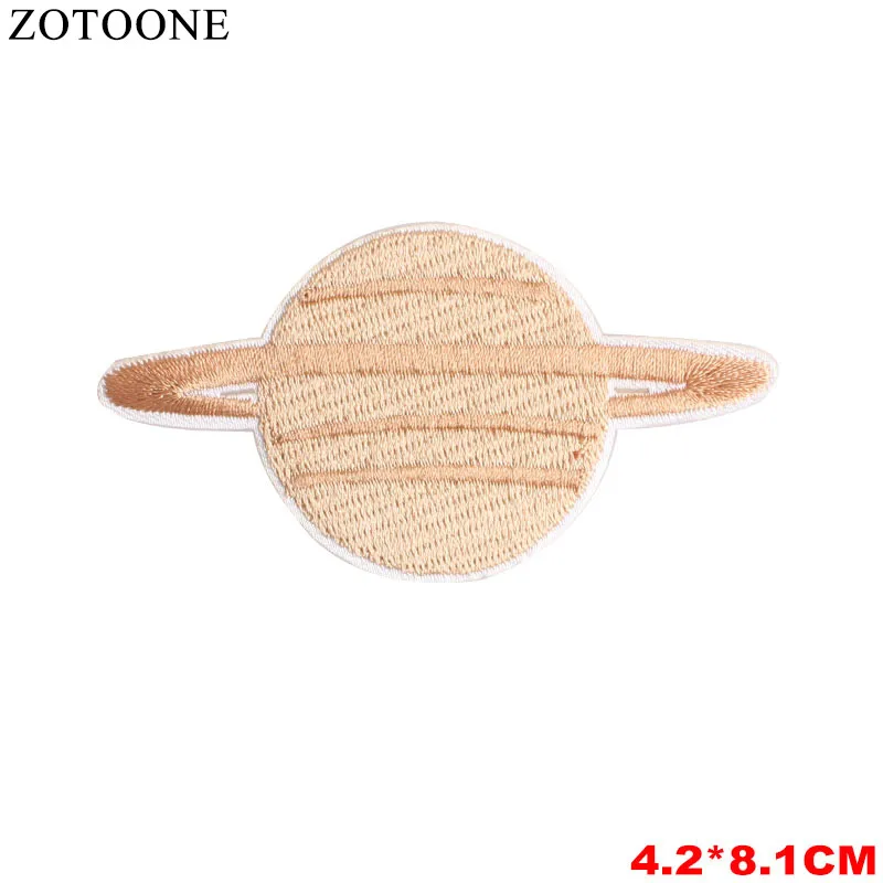ZOTOONE 1 шт. космический полет вышивка патч для одежды железо на пришить Аппликация нашивка эмблема на ткани одежды DIY одежда аксессуары C - Цвет: PE1370