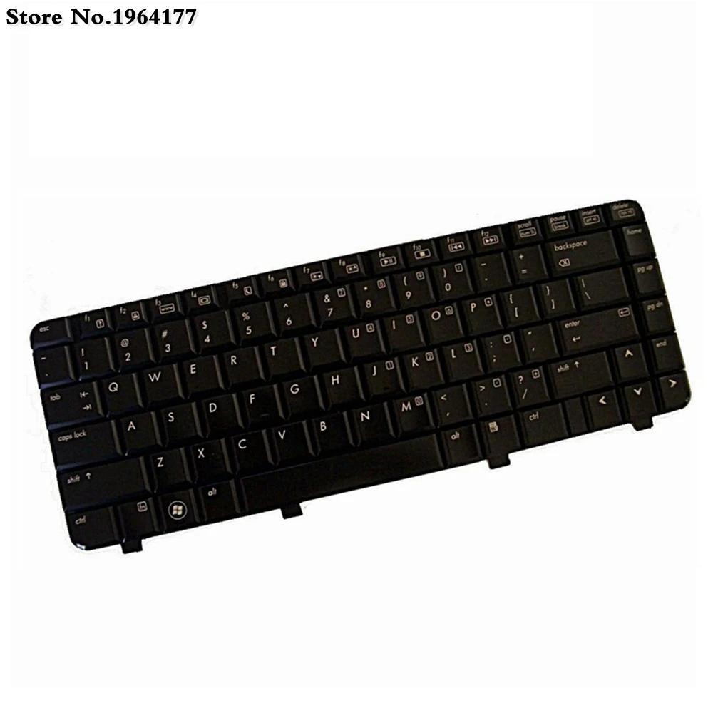 Английская клавиатура для ноутбука HP Pavilion DV3 2000 2100 2200 530643 001 2300 PK1306T2B00 черная