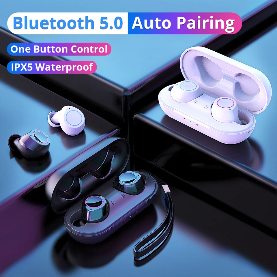 Langsdom TWS Bluetooth гарнитура 5,0 беспроводные наушники Bluetooth наушники Xiaomi наушники стерео Eabuds с микрофоном