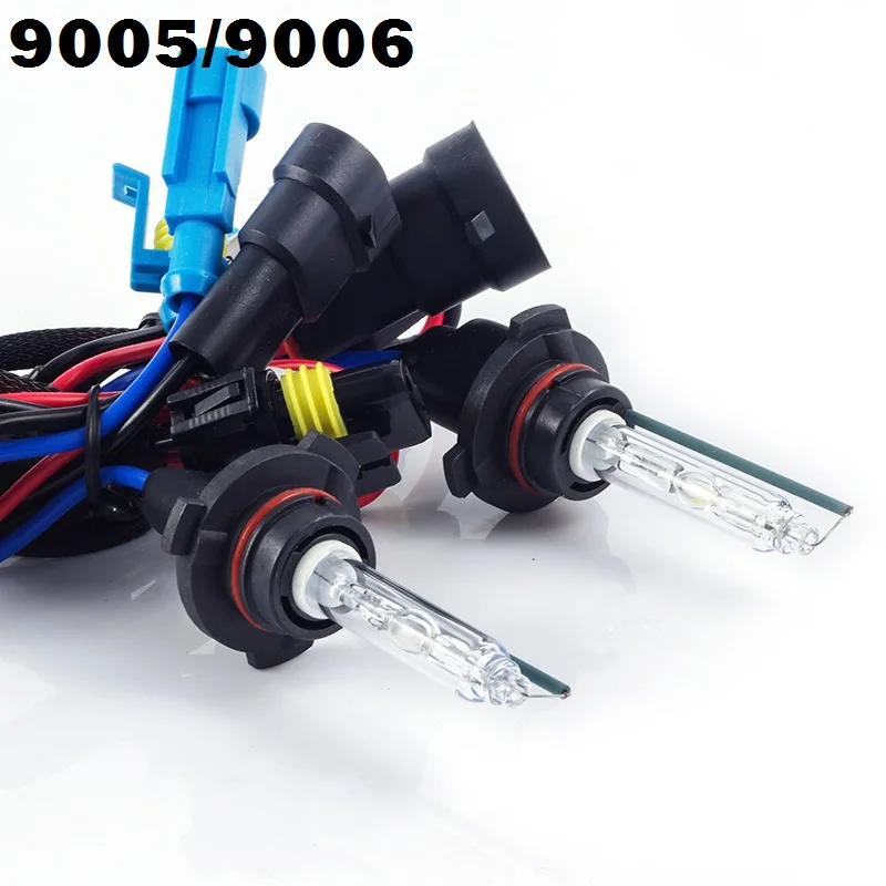 Супер яркий 9006 HB4 H7 H11 9005 H1 D2H автомобильный ксеноновый HID фара 55W 12V 4300K 6000K 8000K