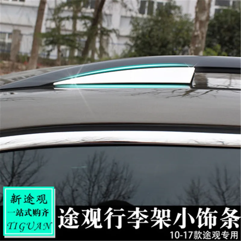 Для volkswagen Tiguan 2010 2011 2012 2013 2014 2015 2016 2017 нержавеющая багажник на крышу для багажа