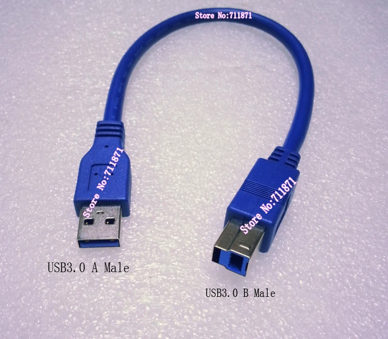 Короткий кабель для принтера Usb 3 0 30 см A Male B to HDD BOX передачи данных|cable usb 3.0|printer