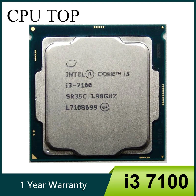 Процессор Intel Core i3 7100 3 90 ГГц м двухъядерный разъем 1151 настольный процессор 100%