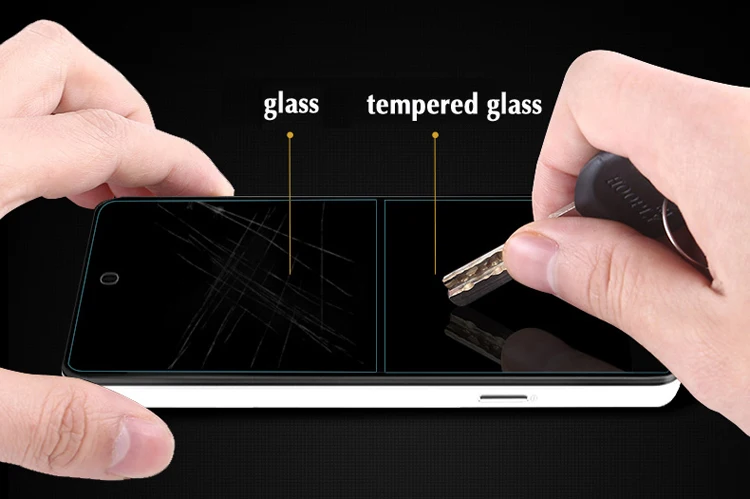Закаленное Стекло защита экрана Плёнки 9 H для ASUS zenfone5 A501CG t00j t00f дуги края 2.5D 0.26 мм |