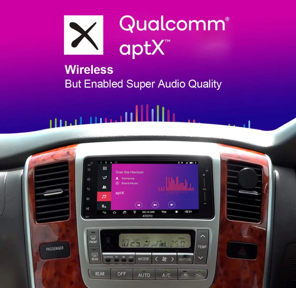 ATOTO A6 Android автомобильный GPS стерео плеер для выбора Toyota/2x Bluetooth и aptX/A6YTY721PR/WiFi 2 4G