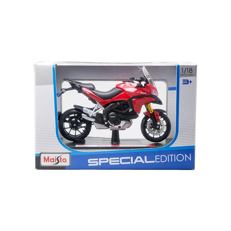 Модели мотоциклов Maisto 1:18 Ducati MULTISTRADA 1200S литые миниатюрные Гоночные Игрушки для