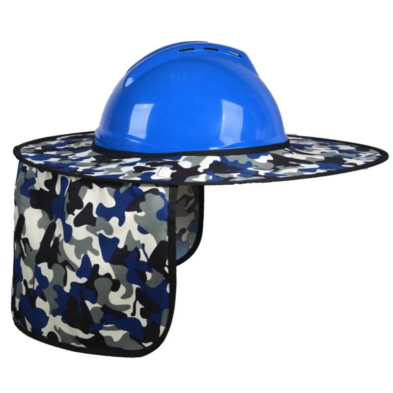 Летняя камуфляжная шляпа Солнцезащитная уличная УФ защита жесткая шеи лица