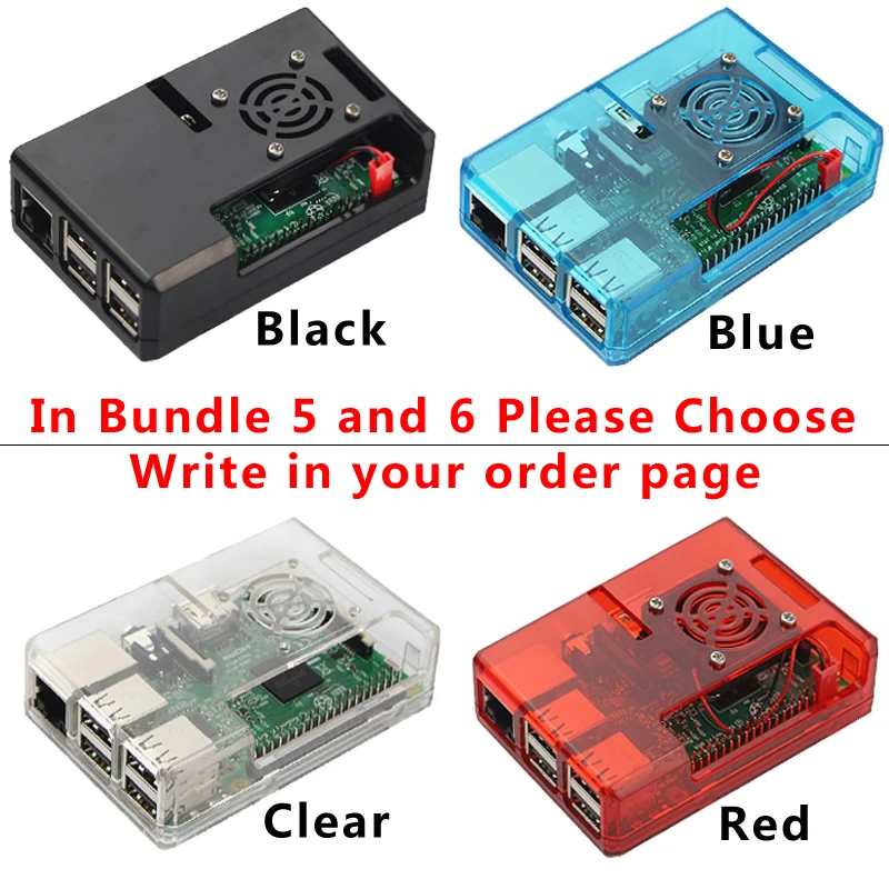Raspberry Pi 3B Plus комплект + 5 дюймов HDMI сенсорный экран ЖК дисплей кронштейн ABS чехол