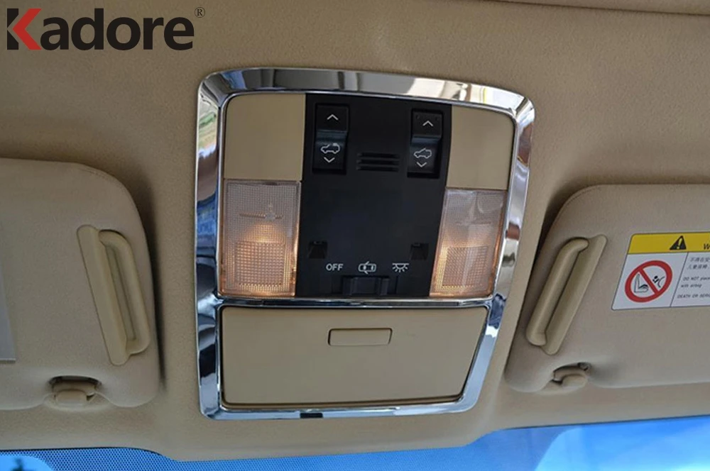 Авто Стайлинг для Toyota Land Cruiser Prado 150 J150 2014 2017 ABS Chrome Интерьер Чтение свет лампы